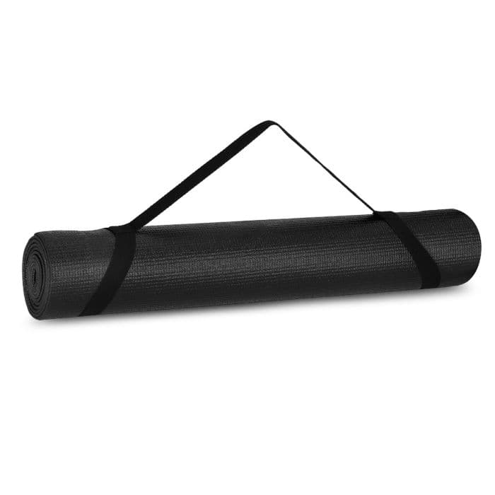 Lightmat II 4mm Exercise Mat Black - Spokey