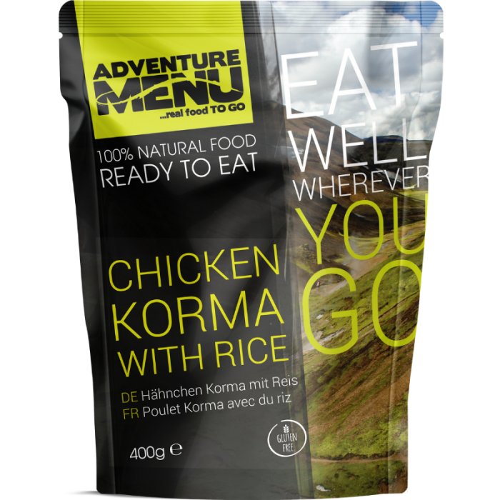 Chicken Korma with Rice - Adventure Menu